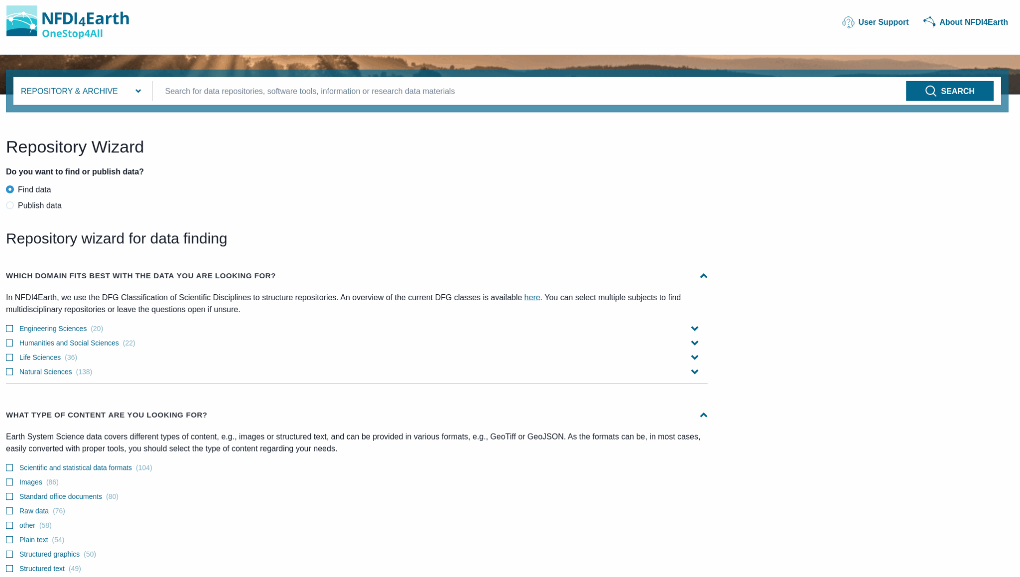 OneStop4All repository wizzard