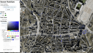 Trails viewer component for Volkswagen GeoNet Toolbox