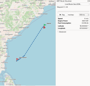 Route visualization in QGIS
