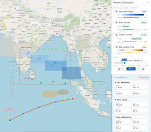 WRT weather visualization mockup