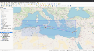Visualized configured route in WRT